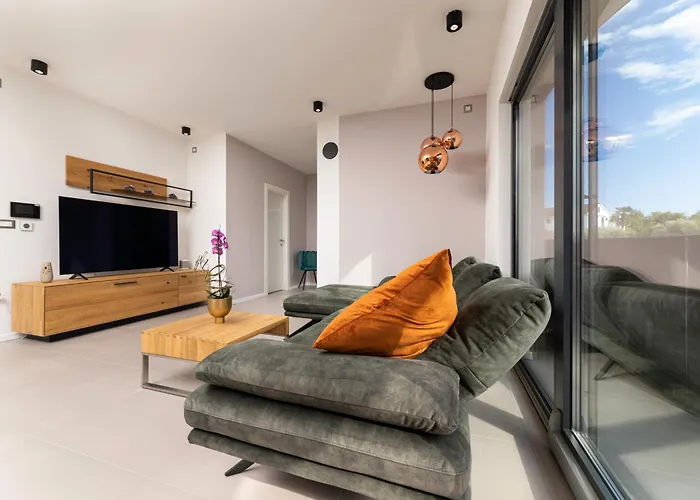 Apartmán Aurea De Luxe Luxus Mit Beheiztem Pool Insel Krk Malinska